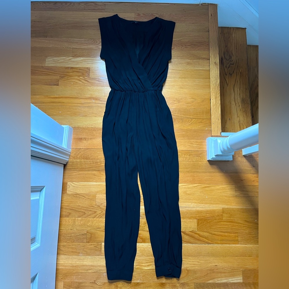 Portmans Elegant Black Viscose Jumpsuit